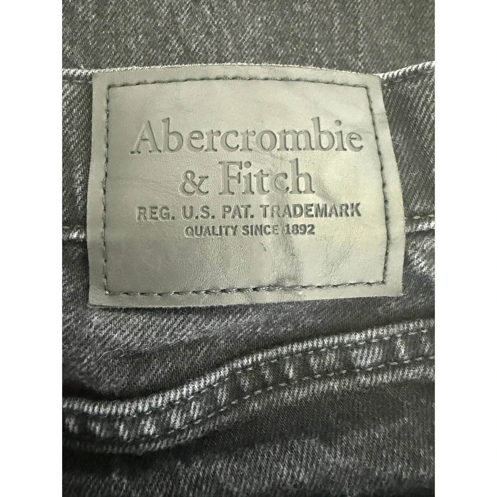 Abercrombie Fitch Vintage ‎ 90s Slim Black Wash Denim Jeans Men's 31x30